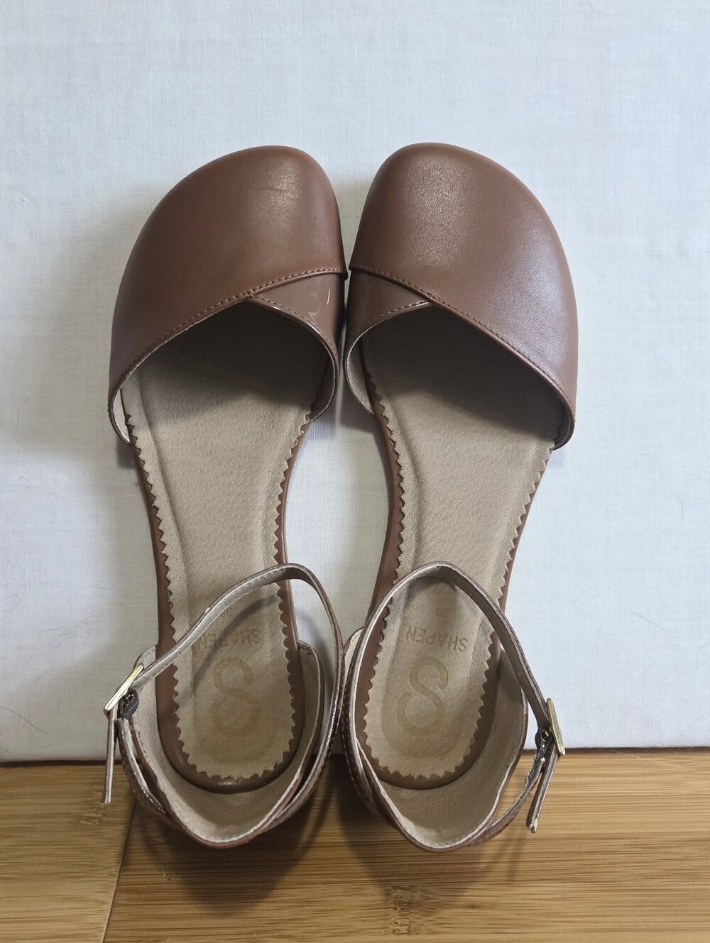 Shapen Poppy Barefoot Sandals Cognac 38